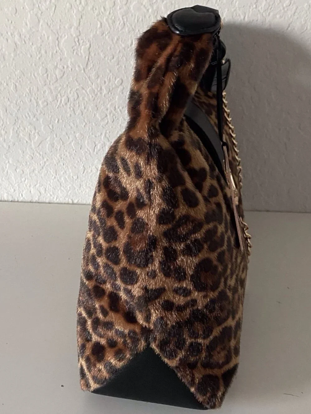 Juicy Couture Juicy Royal Crest Large Hobo/Coho Natural Leopard Print VIRAL NEW